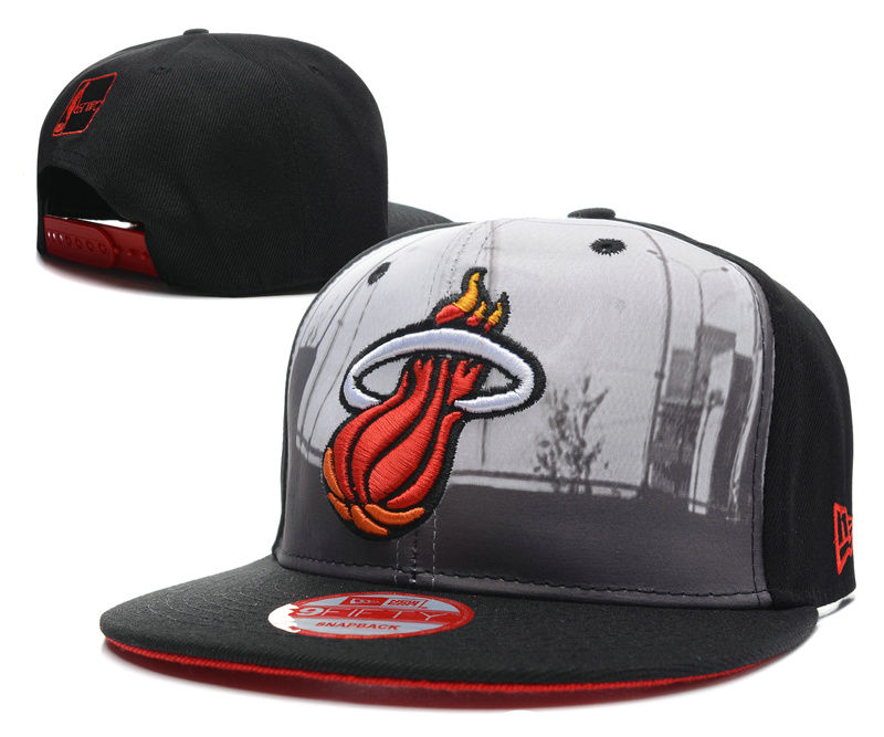 Miami Heat Snapback Hat SD 0512